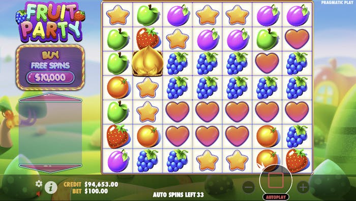 fruit party slot visuals
