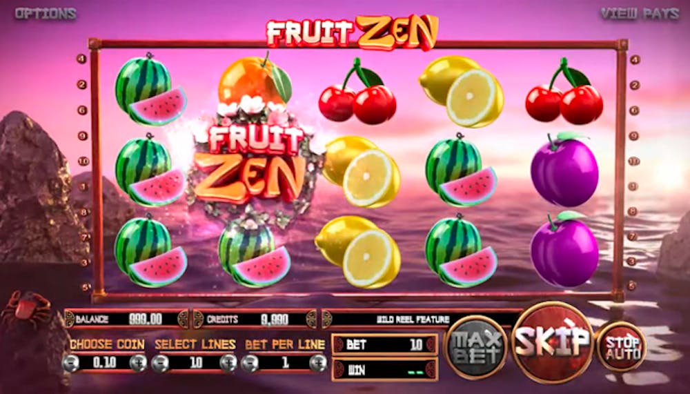 fruit zen game reel