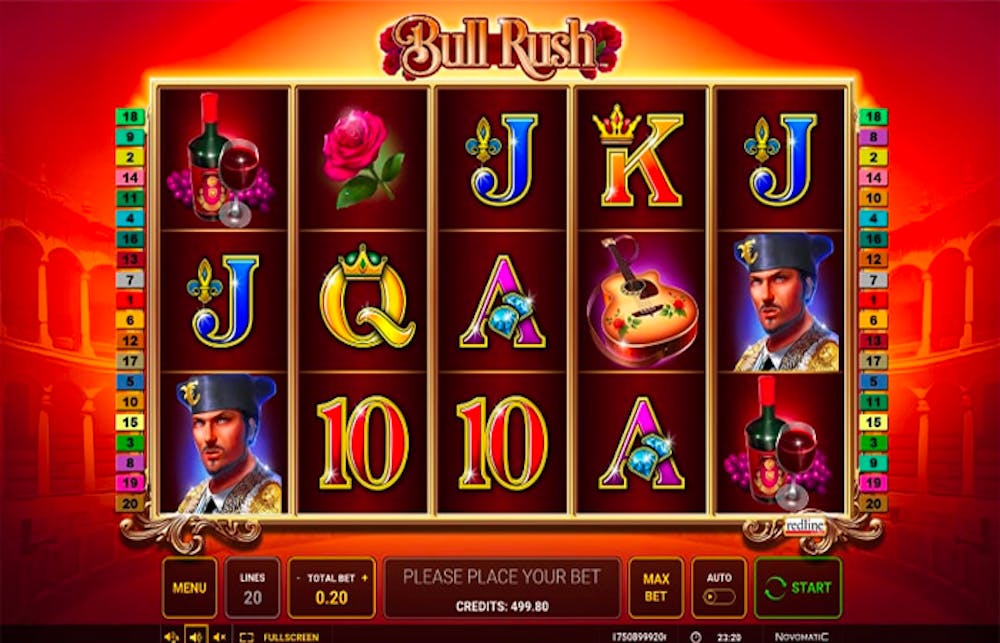 Bull Rush Pokies Paylines, Symbols, RTP &#038; Free Play logo