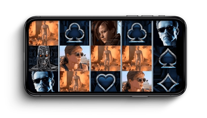 terminator 2 pokie on a mobile