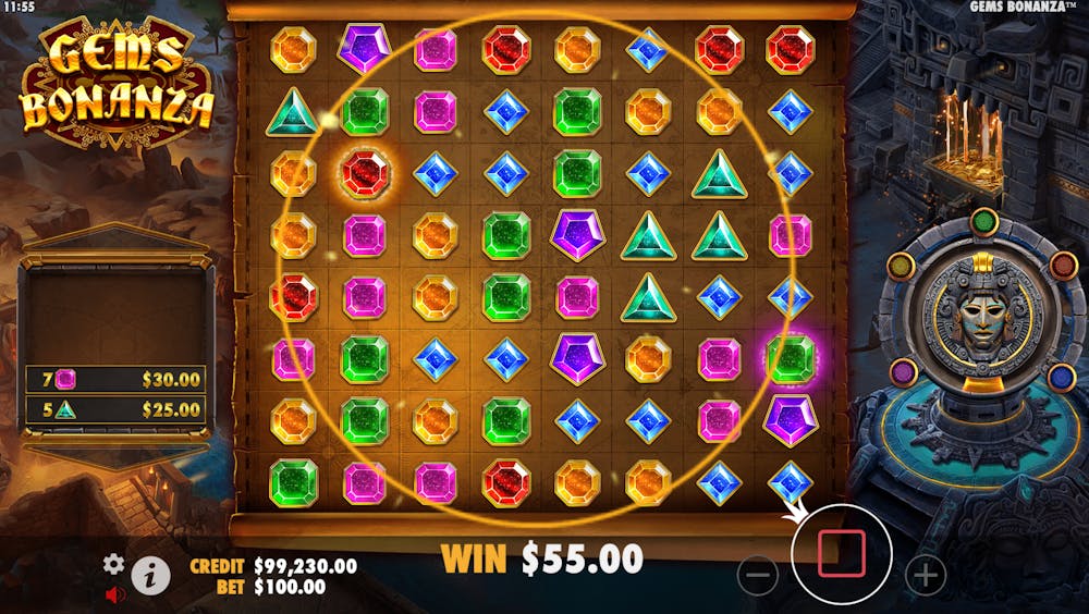 Gems Bonanza Slot: Paylines, Symbols, RTP & Free Play logo