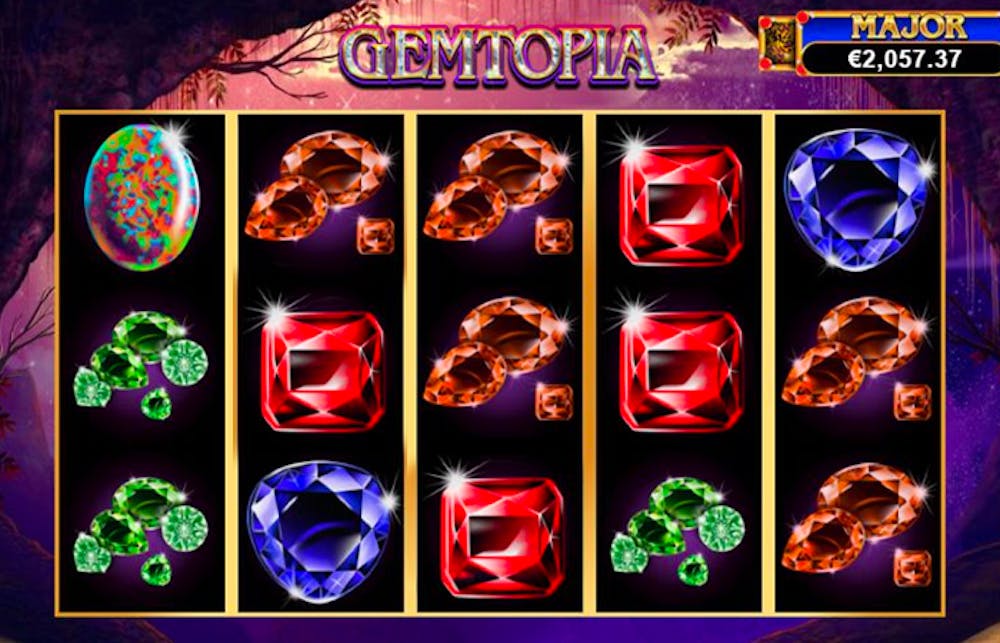 Gemtopia Slot: Paylines, Symbols, RTP &#038; Free Play logo