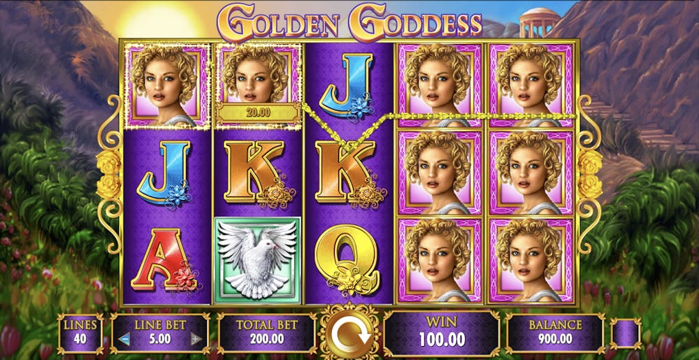 golden goddess slot paylines