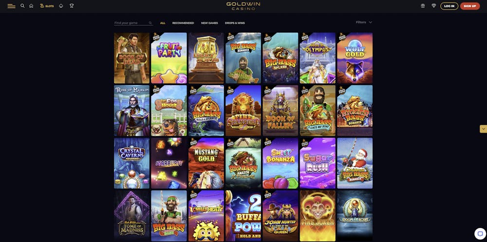 goldwin casino games