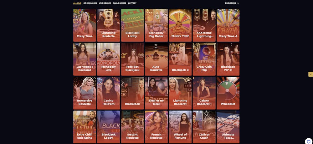 goldwin live casino