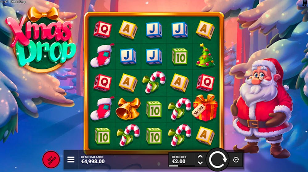 Xmas Drop Slot: RTP, Paylines, Features &#038; Free Play logo