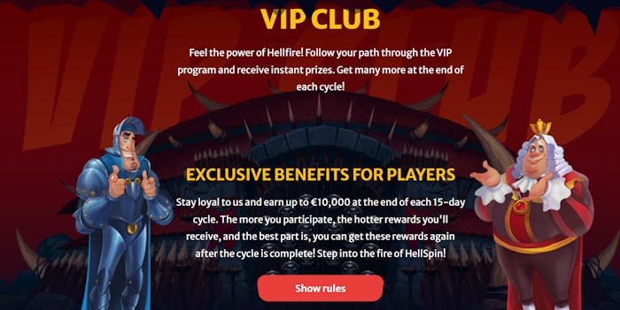 hellspin VIP