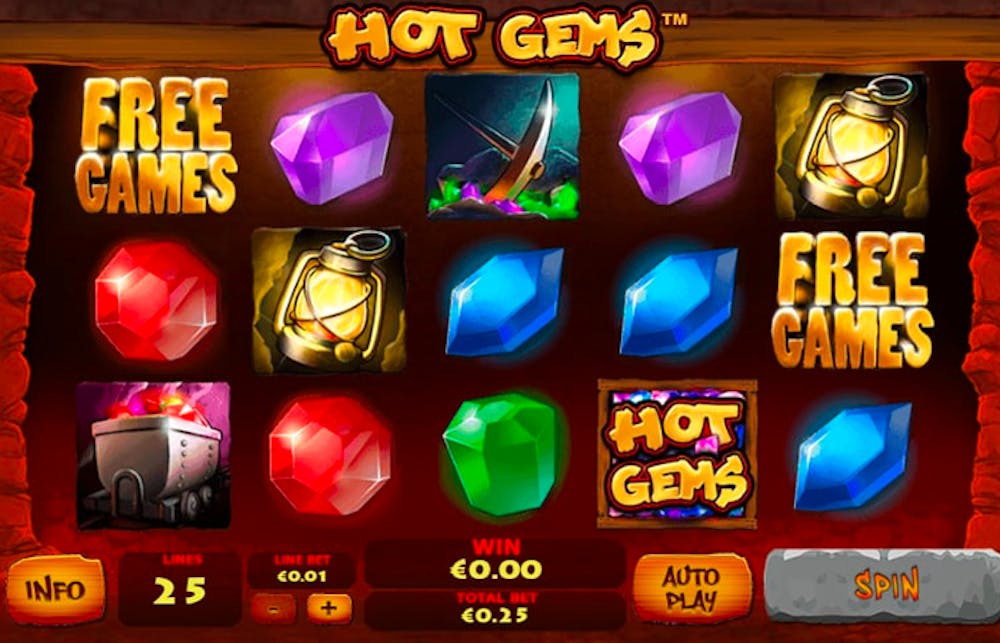 Hot Gems Slot: Paylines, Symbols, RTP & Free Play logo