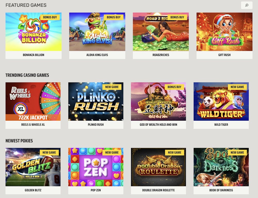 ignition casino games