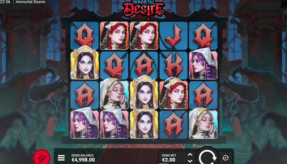 Immortal Desire Slot: RTP, Paylines, Features &#038; Free Play logo