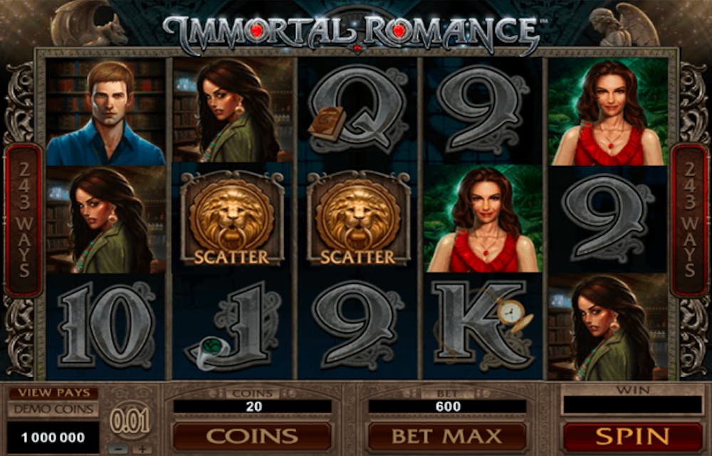 Immortal Romance Slot: Paylines, Symbols, RTP &#038; Free Play logo