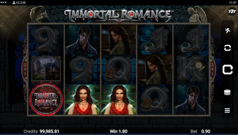 immortal romance slot