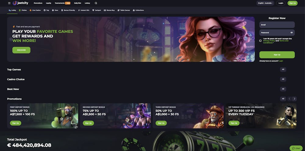 eet city casino home page