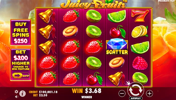 juicy fruit game reel