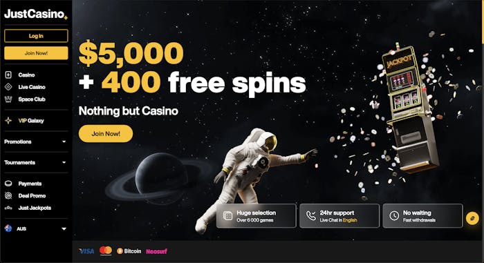 just casino home page