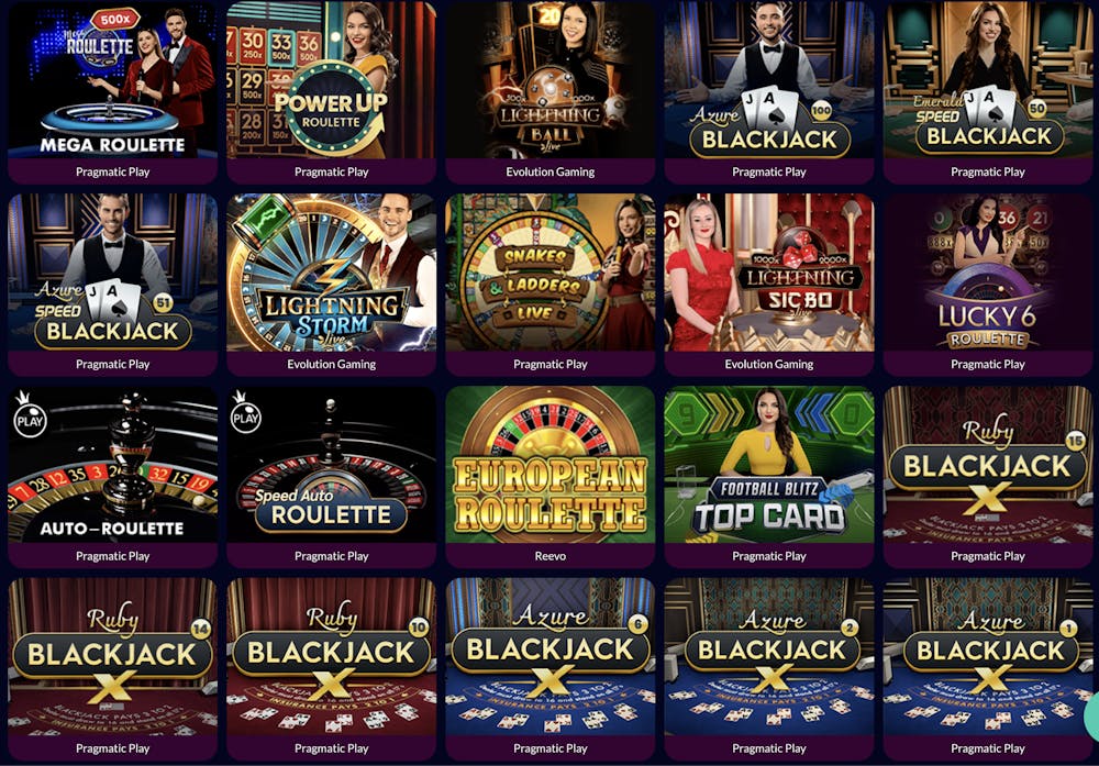 kaulana casino live games