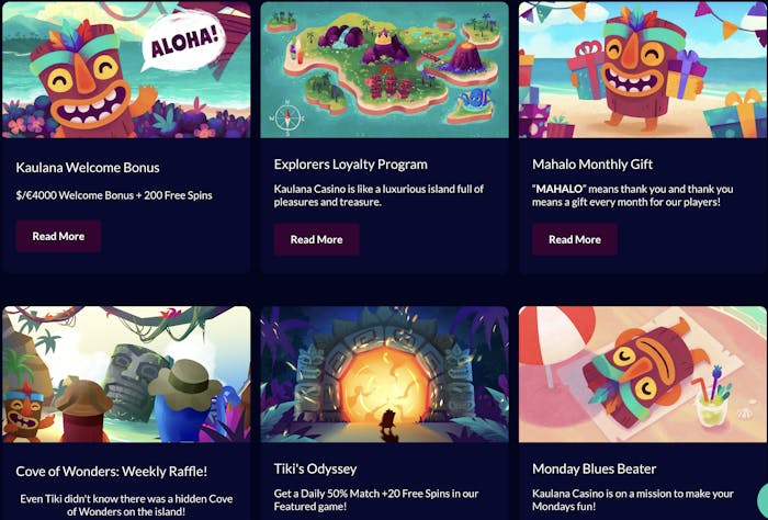 kaulana casino sign up bonus