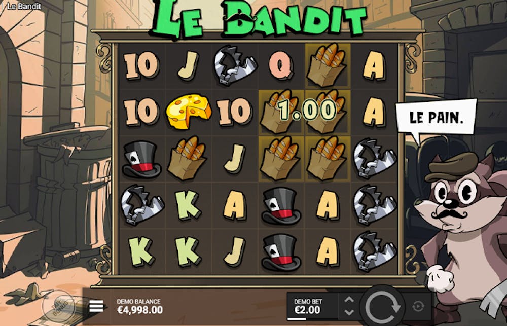 Le Bandit: RTP, Paylines, Features &#038; Free Play logo