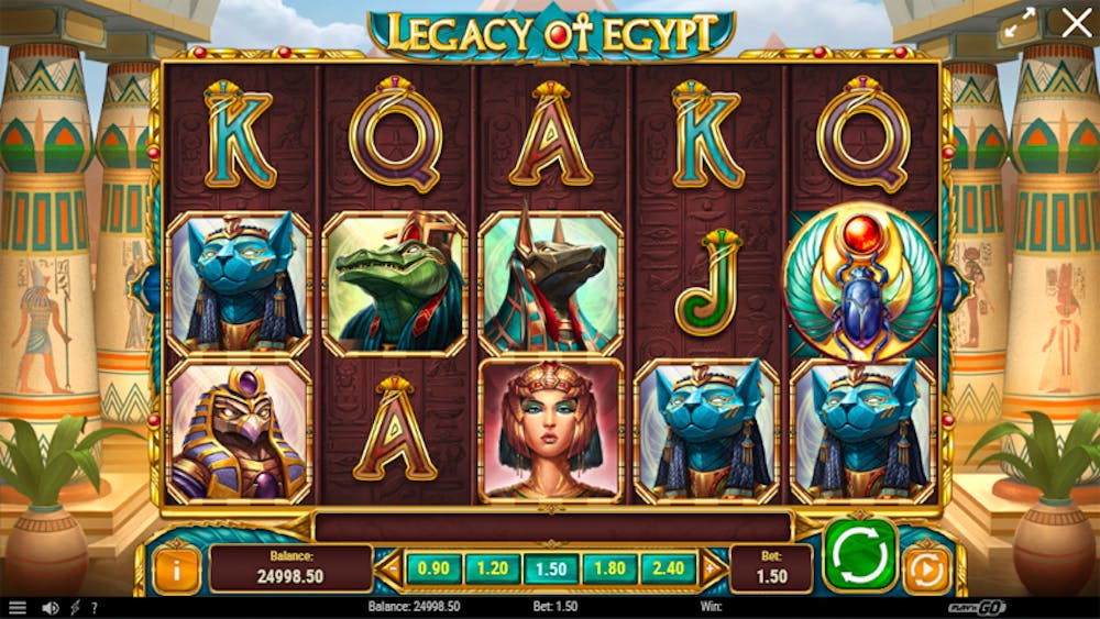 legacy of egypt slot reels