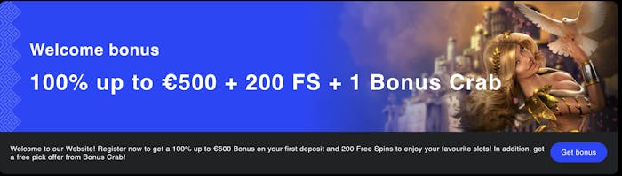 librabet casino first deposit bonus banner