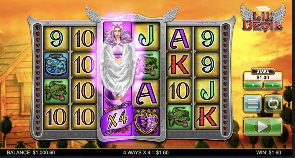 Lil Devil is an online pokie that's more low-risk than others..