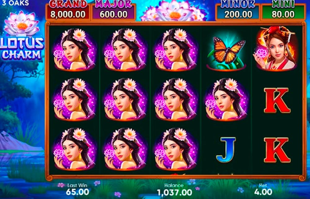 lotus charm slot game