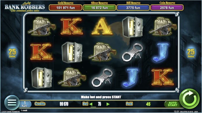 lucky bank robbers slot