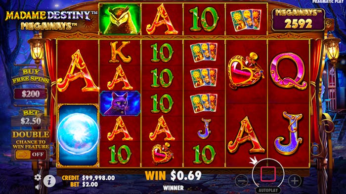 madame destiny cascading reels