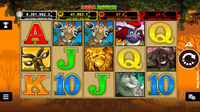 Mega Moolah progressive jackpot