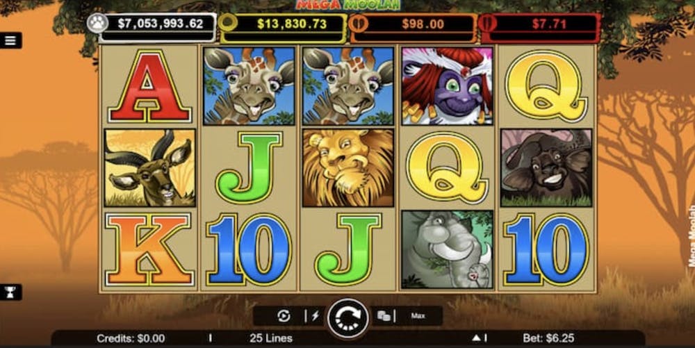 mega moolah slot game