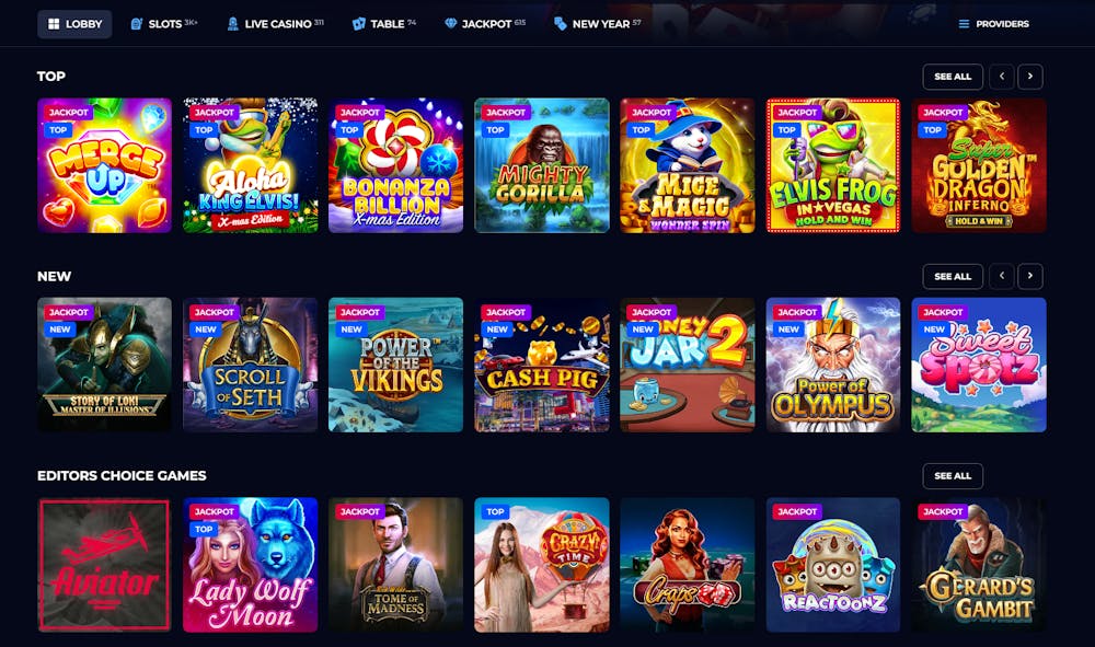 megaslot casino games