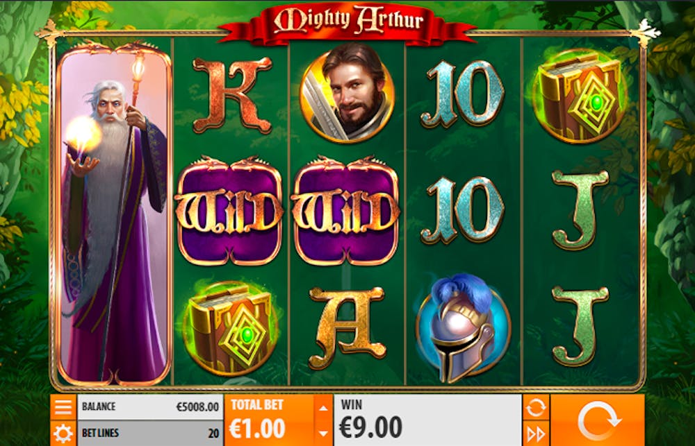 Mighty Arthur Slot: Paylines, Symbols, RTP &#038; Free Play logo