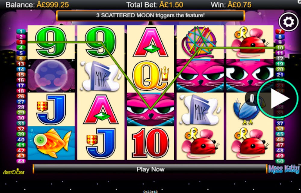 Miss Kitty Slot: Paylines, Symbols, RTP &#038; Free Play logo