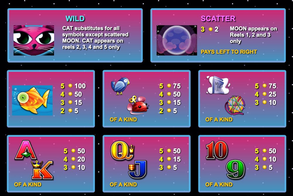 miss kitty slot symbols