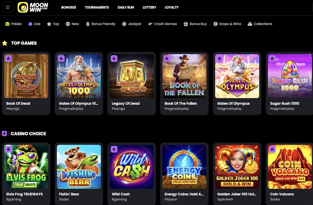 moonwin casino home page