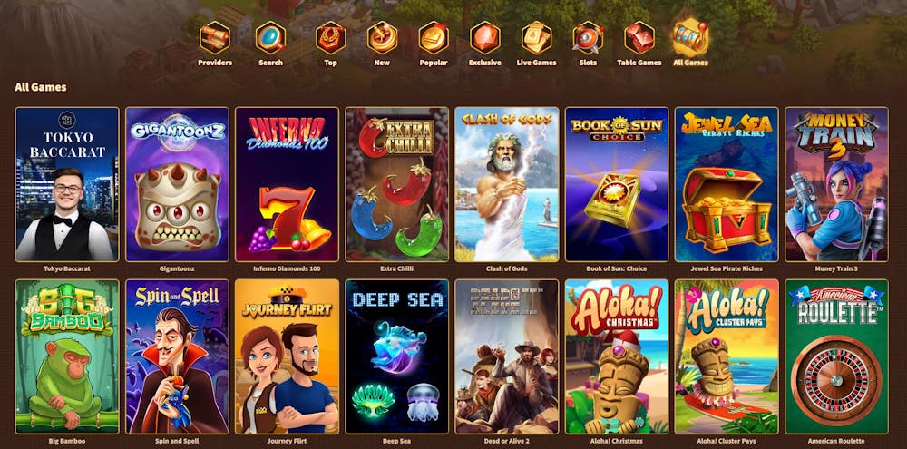 online games at My Empire Casino