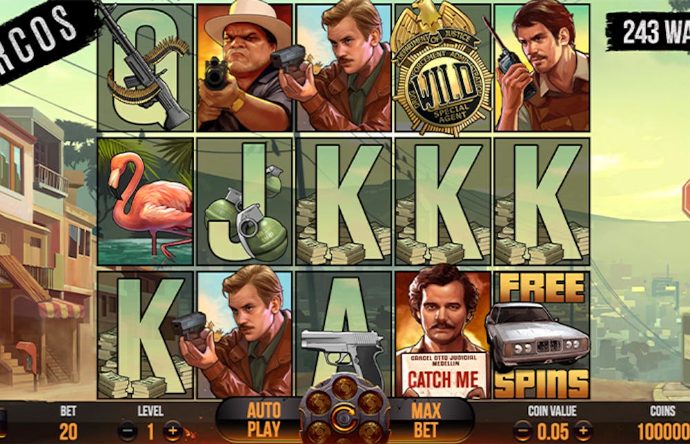 Narcos Slot: Paylines, Symbols, RTP &#038; Free Play logo