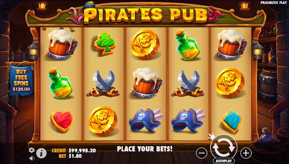 Pirates Pub &#8211; RTP, Paylines, Features &#038; Free Play logo