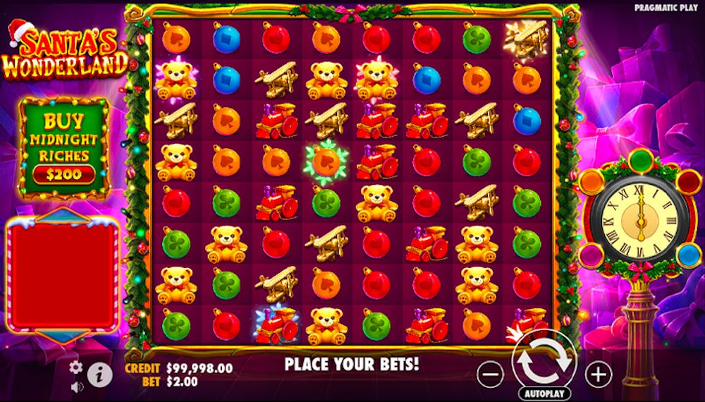 Santa&#8217;s Wonderland Slot &#8211; RTP, Paylines, Features &#038; Free Play logo