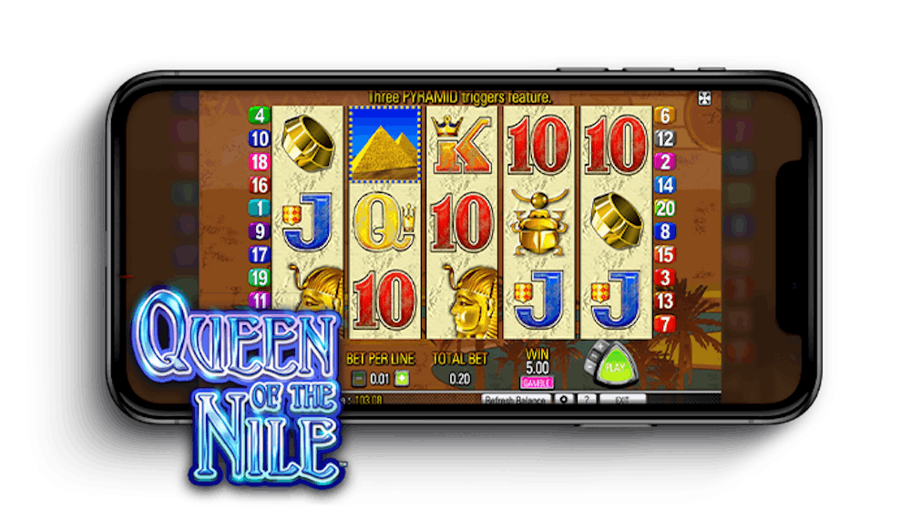 queen of the nile slot mobile