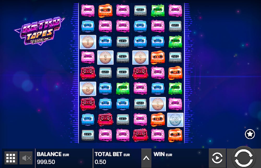 Retro Tapes Slot: Paylines, Symbols, RTP & Free Play logo
