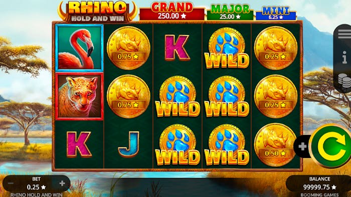 rhino hold and spin feature