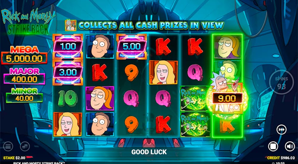 Rick and Morty Strike Back: RTP, Paylines, Features &#038; Free Play logo