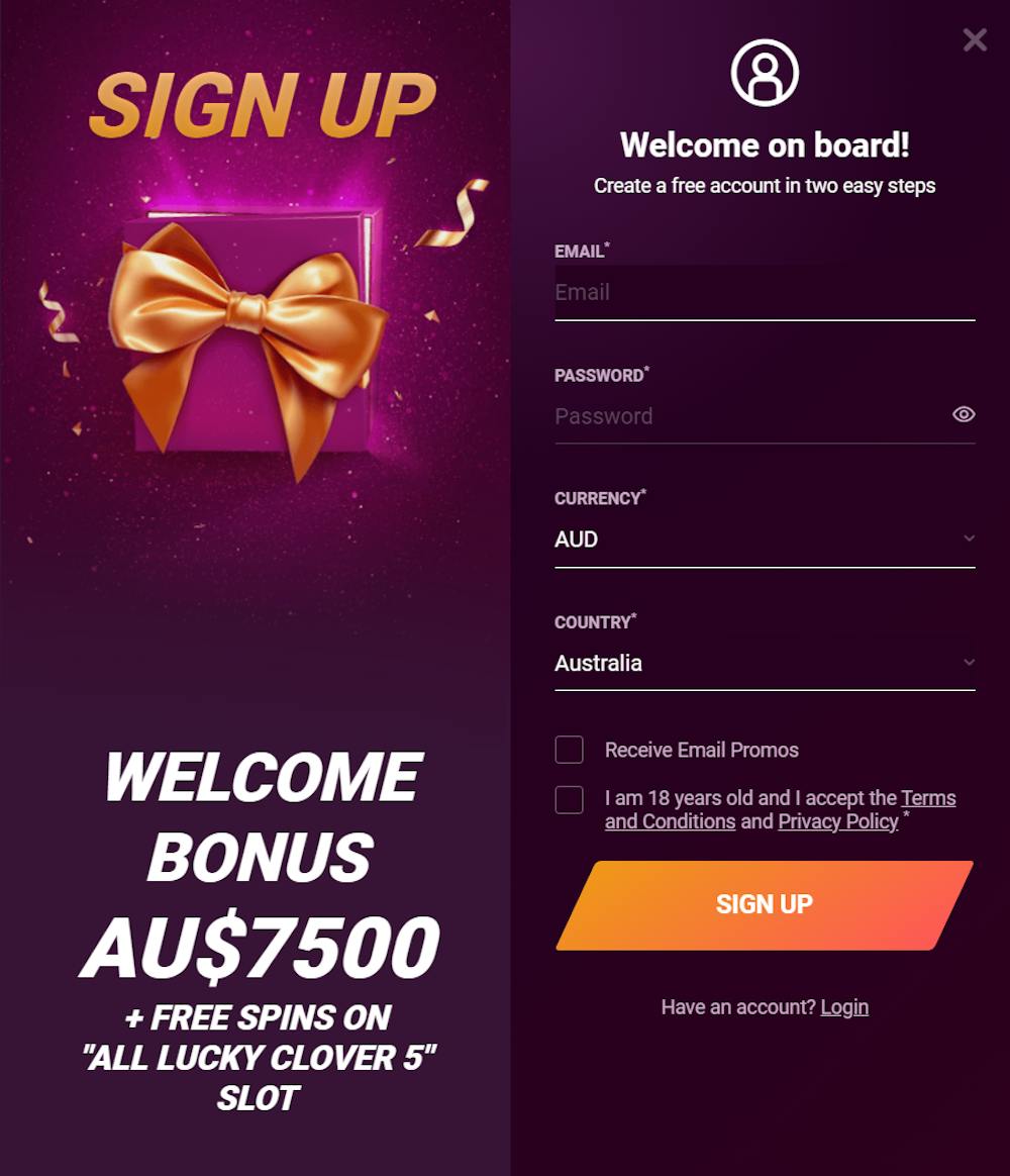 Ricky Casino new account signup