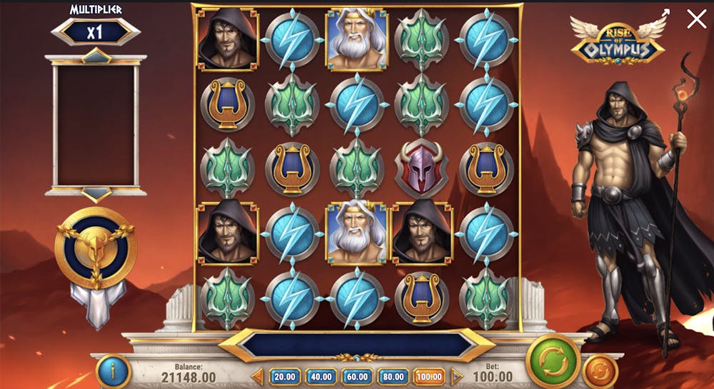 Rise of Olympus Slot: Paylines, Symbols, RTP & Free Play logo