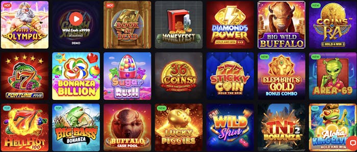 roosterbet casino games