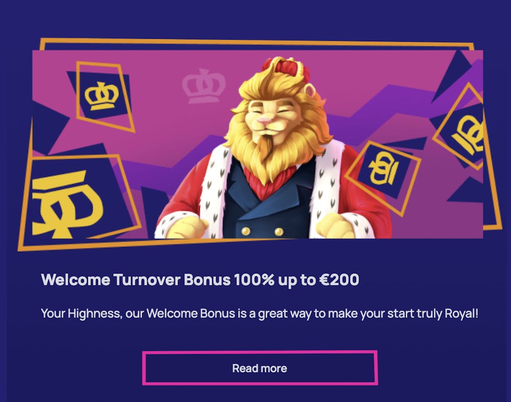 roy spins sign up bonus