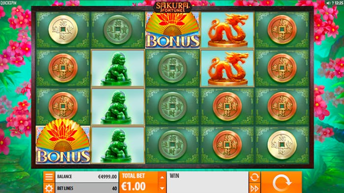 sakura fortune sticky wilds feature