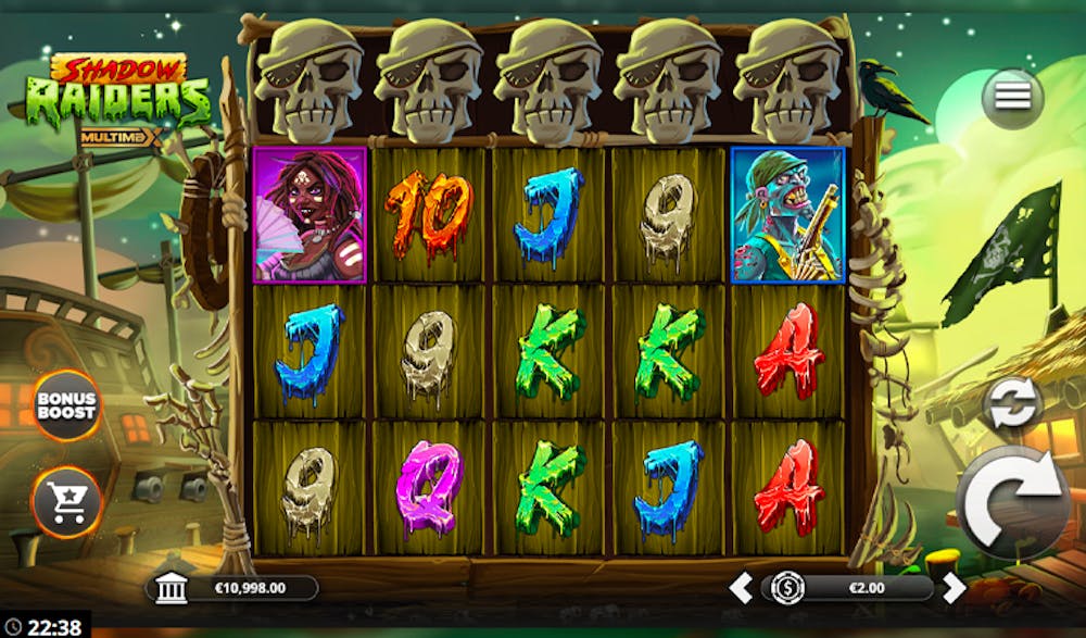 Shadow Raiders MultiMax Slot: RTP, Paylines, Features &#038; Free Play logo