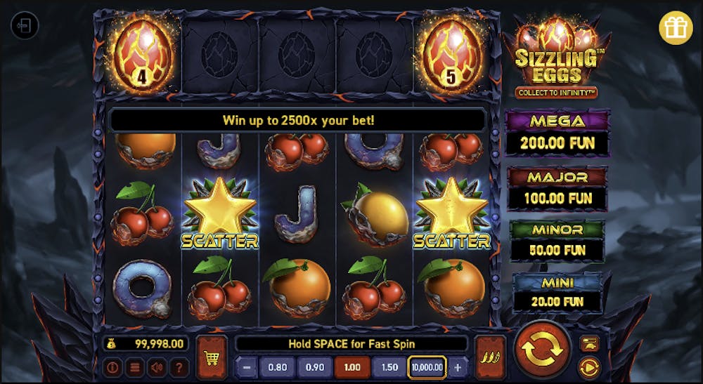 sizzling eggs slot